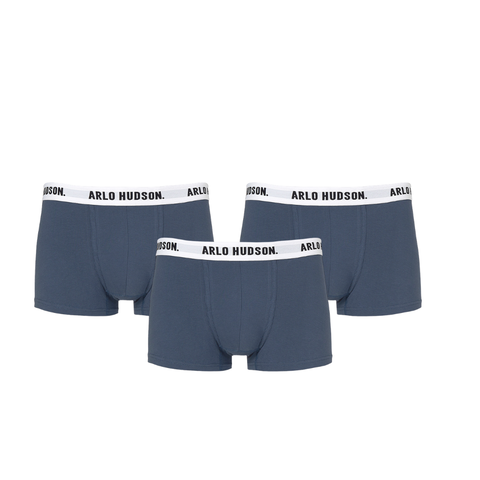 3 X Pack Airforce Blue Cotton Trunks